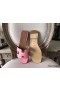 Hermes Oran Sandals In Pink Epsom Leather