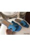 Hermes Oran Sandals In Turquoise Epsom Leather