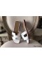 Hermes Oran Sandals In White Epsom Leather