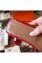 Hermes Oran Slide Sandals In Red Shiny Niloticus Crocodile Skin