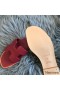 Hermes Oran Slide Sandals In Ruby Epsom Calfskin