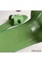 Hermes Oran Slide Sandals In Vert Criquet Epsom Calfskin