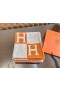 Hermes Orange Avalon Throw Blanket