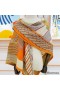 Hermes Orange Dressage Tressage Shawl 140