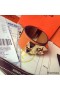 Hermes Orange Epsom Collier de Chien Bracelet Size S