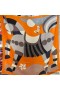 Hermes Orange Mon Premier Galop Shawl 140