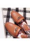 Hermes Oz Mules In Caramel Calfskin