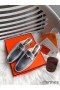 Hermes Oz Mules In Silver Metallic Calfskin