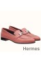 Hermes Paris Loafers In Pink Goatskin