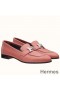 Hermes Paris Loafers In Pink Goatskin