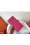Hermes Peach Epsom Bearn Gusset Wallet