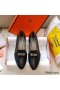 Hermes Pegase Ballerina Flats In Black Leather