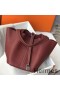 Hermes Picotin Lock 18 Bag In Bordeaux Clemence Leather