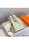 Hermes Picotin Lock 18 Bag In Vert Fizz Clemence Leather
