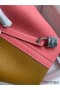 Hermes Picotin Lock 18 Bicolor Handmade Bag in Sesame and Rose Azalee Clemence Leather