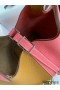 Hermes Picotin Lock 18 Bicolor Handmade Bag in Sesame and Rose Azalee Clemence Leather