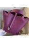 Hermes Picotin Lock 18 Handmade Bag in Anemone Clemence Leather