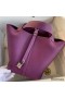 Hermes Picotin Lock 18 Handmade Bag in Anemone Clemence Leather
