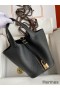Hermes Picotin Lock 18 Handmade Bag in Black Clemence Leather