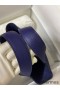 Hermes Picotin Lock 18 Handmade Bag in Blue Encre Clemence Leather