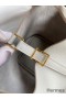 Hermes Picotin Lock 18 Handmade Bag in Pearl Grey Clemence Leather