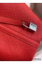 Hermes Picotin Lock 18 Handmade Bag in Red Clemence Leather