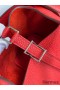 Hermes Picotin Lock 18 Handmade Bag in Red Clemence Leather