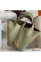 Hermes Picotin Lock 18 Handmade Bag in Sauge Clemence Leather
