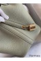 Hermes Picotin Lock 18 Handmade Bag in Sauge Clemence Leather