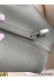 Hermes Picotin Lock 18 Handmade Bag in Vert Amande Clemence Leather