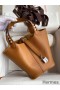 Hermes Picotin Lock 18 Tressage De Cuir Bag in Gold Epsom Calfskin