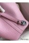 Hermes Picotin Lock 18 Tressage De Cuir Bag in Mauve Sylvestre Epsom Calfskin