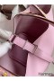 Hermes Picotin Lock 18 Tressage De Cuir Bag in Mauve Sylvestre Epsom Calfskin