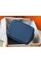Hermes Picotin Lock 22 Bag In Blue Agate Clemence Leather