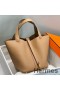 Hermes Picotin Lock 22 Bag In Chai Clemence Leather