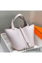 Hermes Picotin Lock 22 Bag In Mauve Pale Clemence Leather