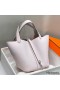 Hermes Picotin Lock 22 Bag In Mauve Pale Clemence Leather