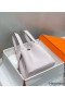 Hermes Picotin Lock 22 Bag In Mauve Pale Clemence Leather