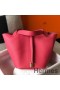 Hermes Picotin Lock 22 Bag In Rose Lipstick Clemence Leather