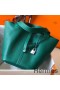 Hermes Picotin Lock 22 Bag In Vert Vertigo Clemence Leather