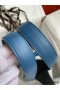 Hermes Picotin Lock 22 Bicolor Handmade Bag in Gris Mouette and Blue Agate Swift Leather