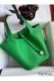Hermes Picotin Lock 22 Handmade Bag in Bamboo Clemence Leather