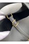 Hermes Picotin Lock 22 Handmade Bag in Black Clemence Leather