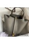 Hermes Picotin Lock 22 Handmade Bag in Etain Clemence Leather