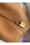 Hermes Picotin Lock 22 Handmade Bag in Gold Clemence Leather