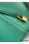 Hermes Picotin Lock 22 Handmade Bag in Vert Vertigo Clemence Leather