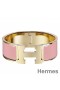 Hermes Pink Enamel Clic Clac H PM Bracelet