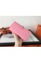 Hermes Pink Epsom Bearn Gusset Wallet