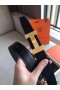 Hermes Quizz 32mm Reversible Belt In Cafe Clemence Leather