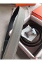 Hermes Quizz 32mm Reversible Belt In Grey Clemence Leather